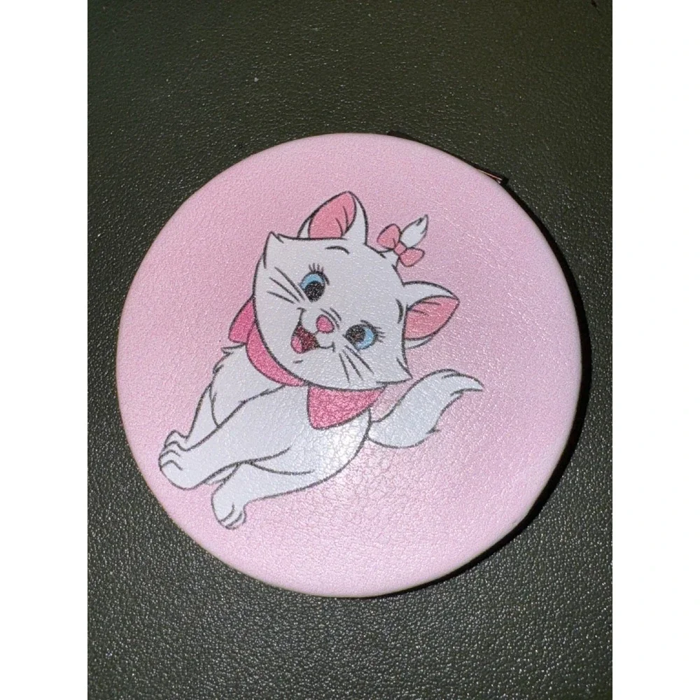 Marie Cat Aristocats Disney Pink Compact Mirror Makeup Purse Travel New‎